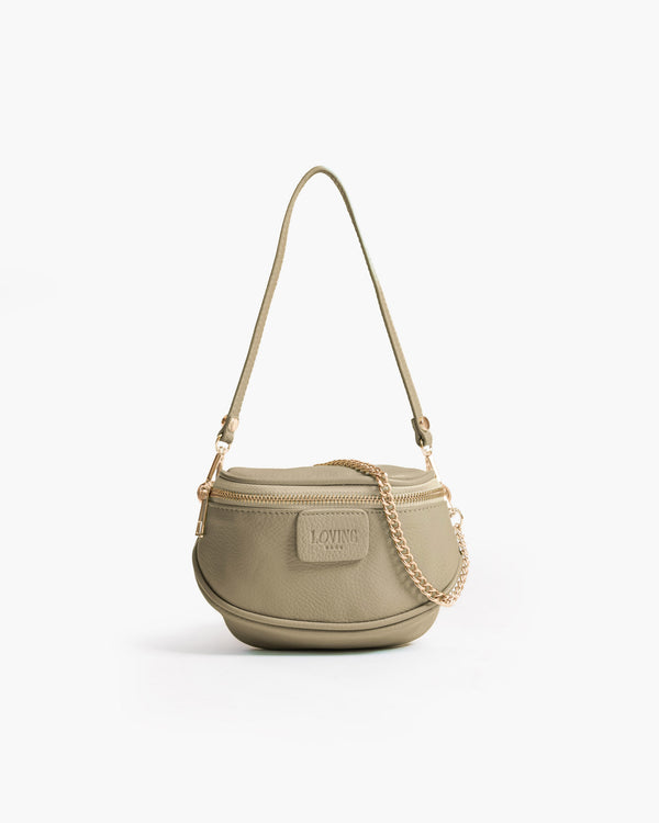 Borsa NEW ISABELLA micro tortora - LOVING BAGS