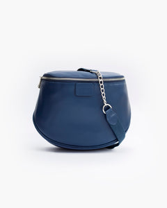 Borsa ISABELLA in pelle BLU NAVY - LOVING BAGS