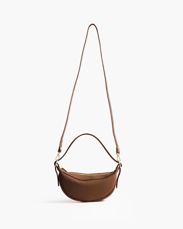 Borsa in pelle RACHEL NANO marrone  - LOVING BAGS
