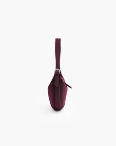 Borsa in pelle RACHEL MIGNON bordeaux - LOVING BAGS