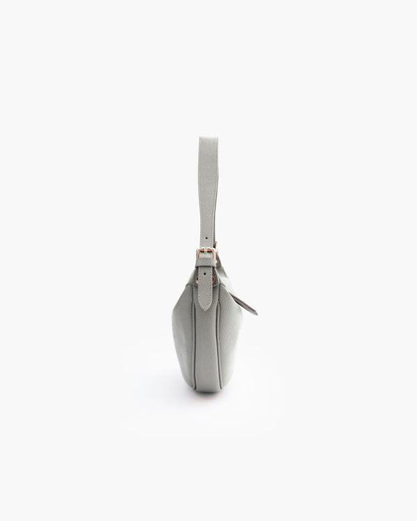 Borsa in pelle RACHEL MIGNON grigio perla - LOVING BAGS
