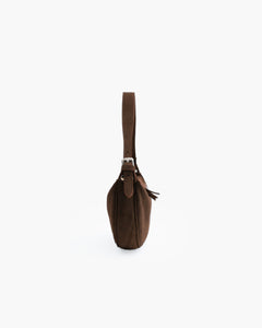 Borsa in suede RACHEL MIGNON marrone - LOVING BAGS