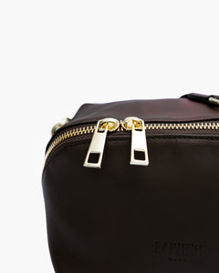 Borsa in pelle ALMA testa di moro - LOVING BAGS