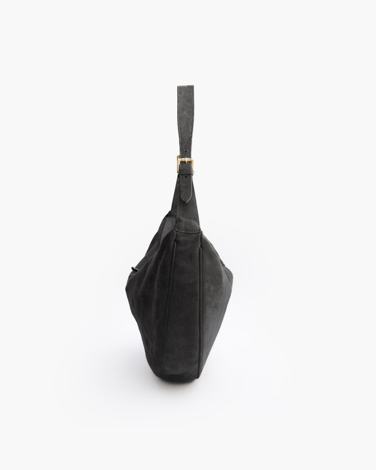 Borsa in suede RACHEL grigio cenere - LOVING BAGS