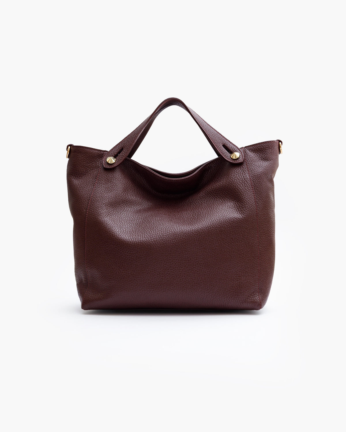 Borsa in pelle OLIVIA bordeaux - LOVING BAGS