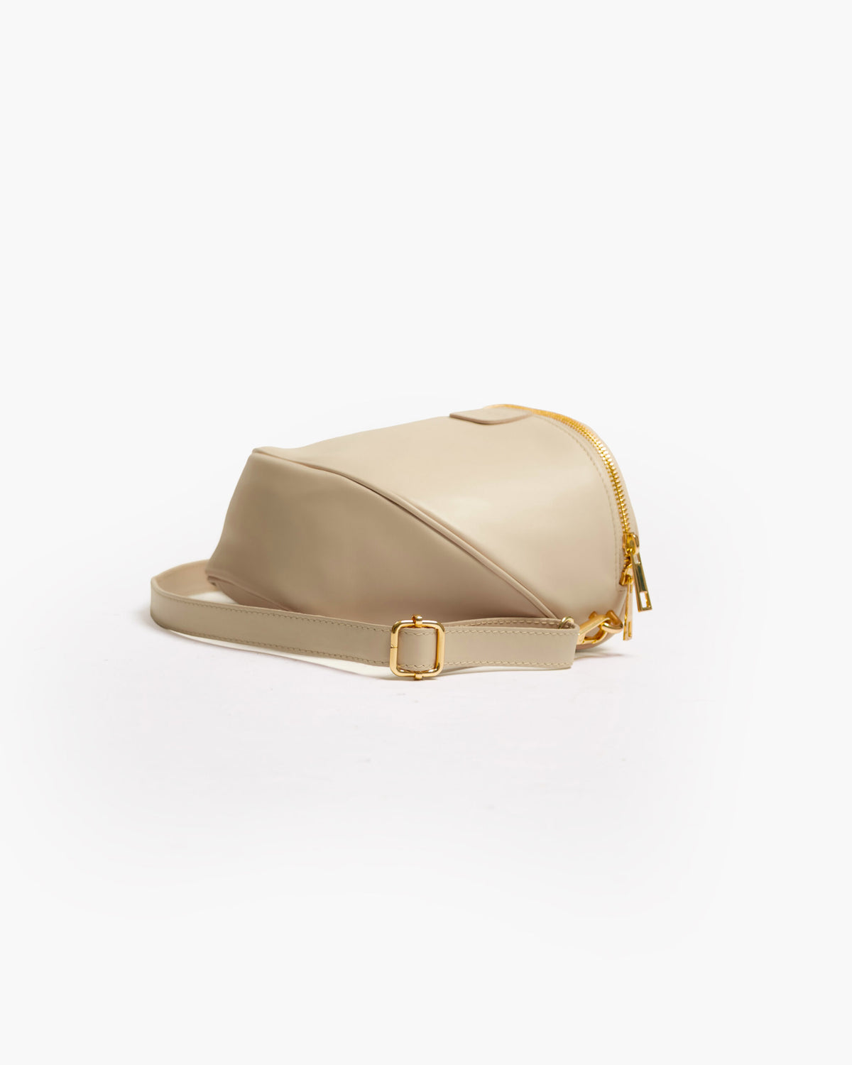 Baby ISABELLA con tracolla in pelle NUDE - LOVING BAGS