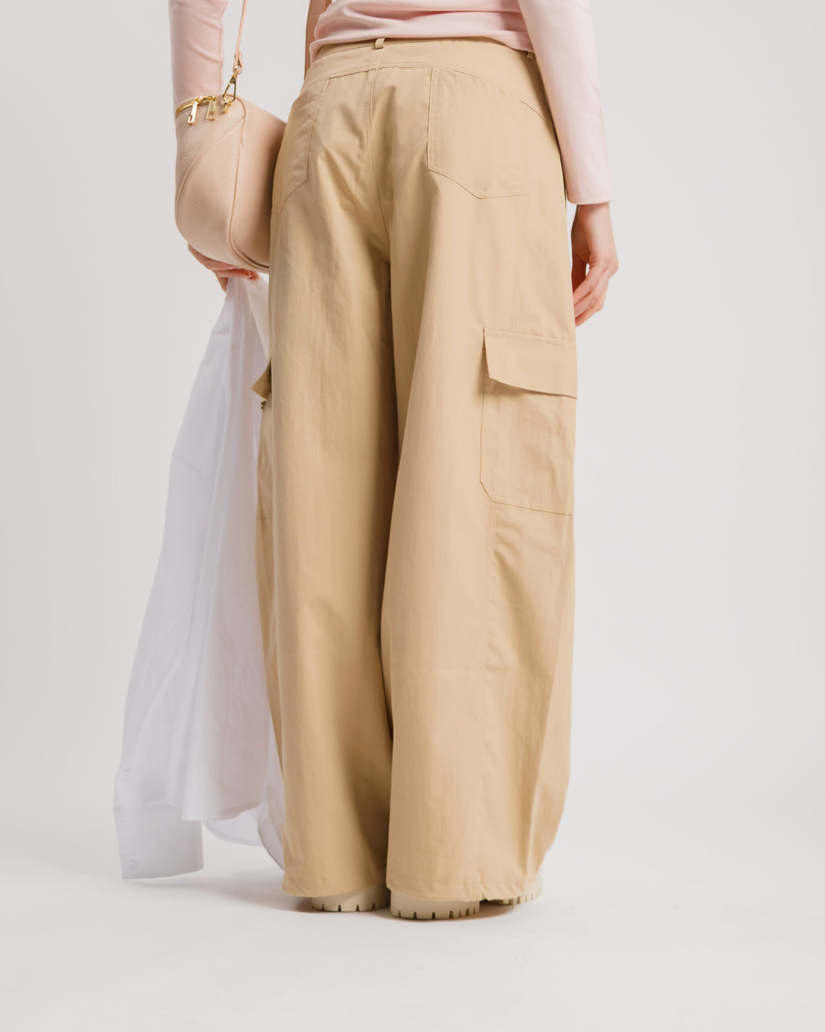 Pantaloni barrel con tasche  - CHB8753