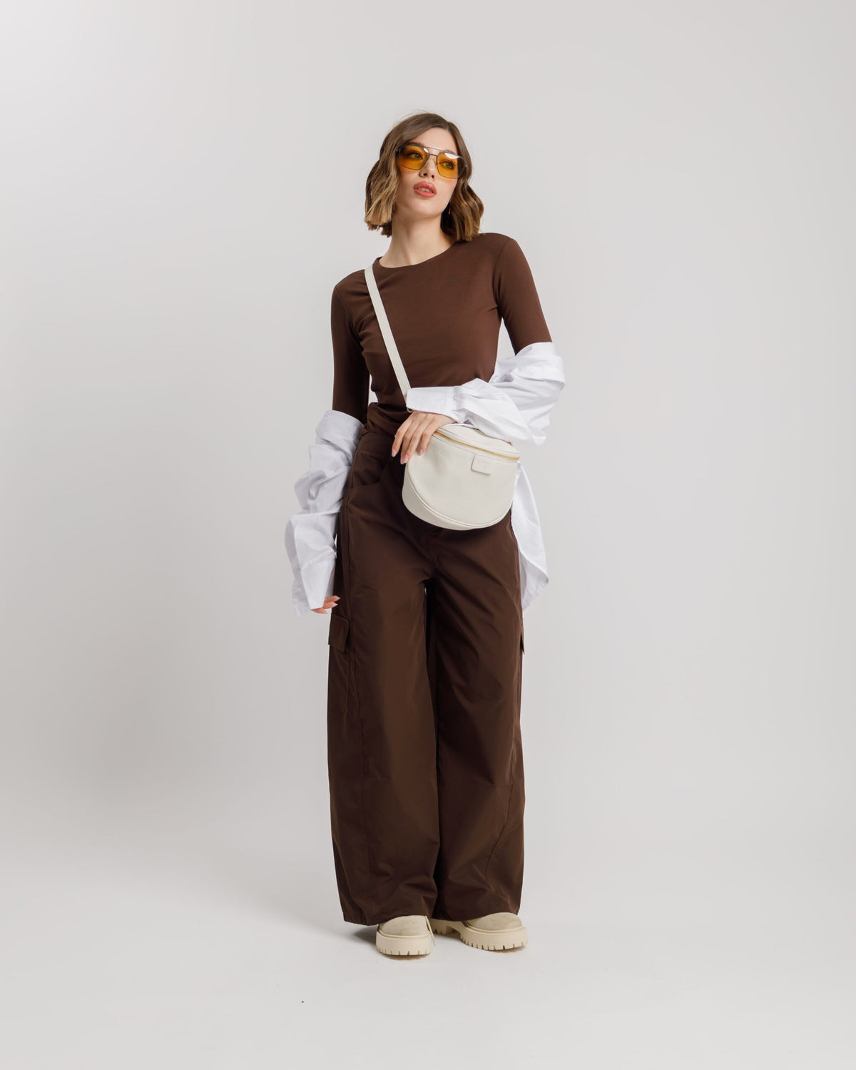 Pantaloni barrel con tasche  - CHB8753
