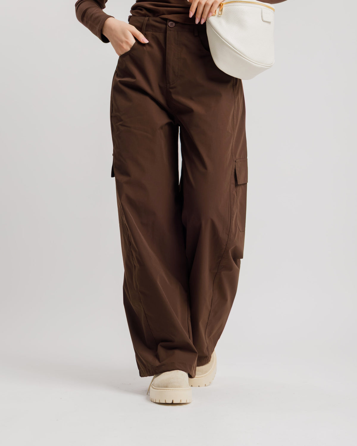 Pantaloni barrel con tasche  - CHB8753