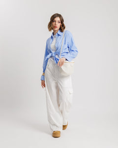 Pantaloni barrel con tasche  - CHB8753