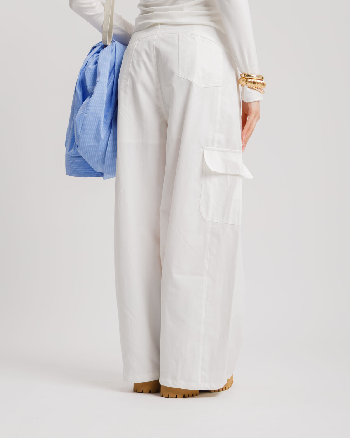 Pantaloni barrel con tasche  - CHB8753