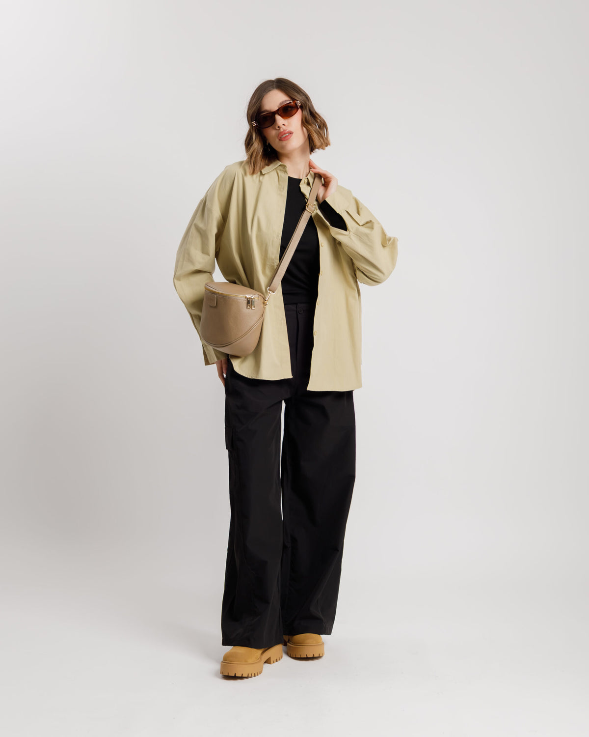 Pantaloni barrel con tasche  - CHB8753