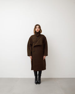 Cappotto in lana doppio petto - 25137