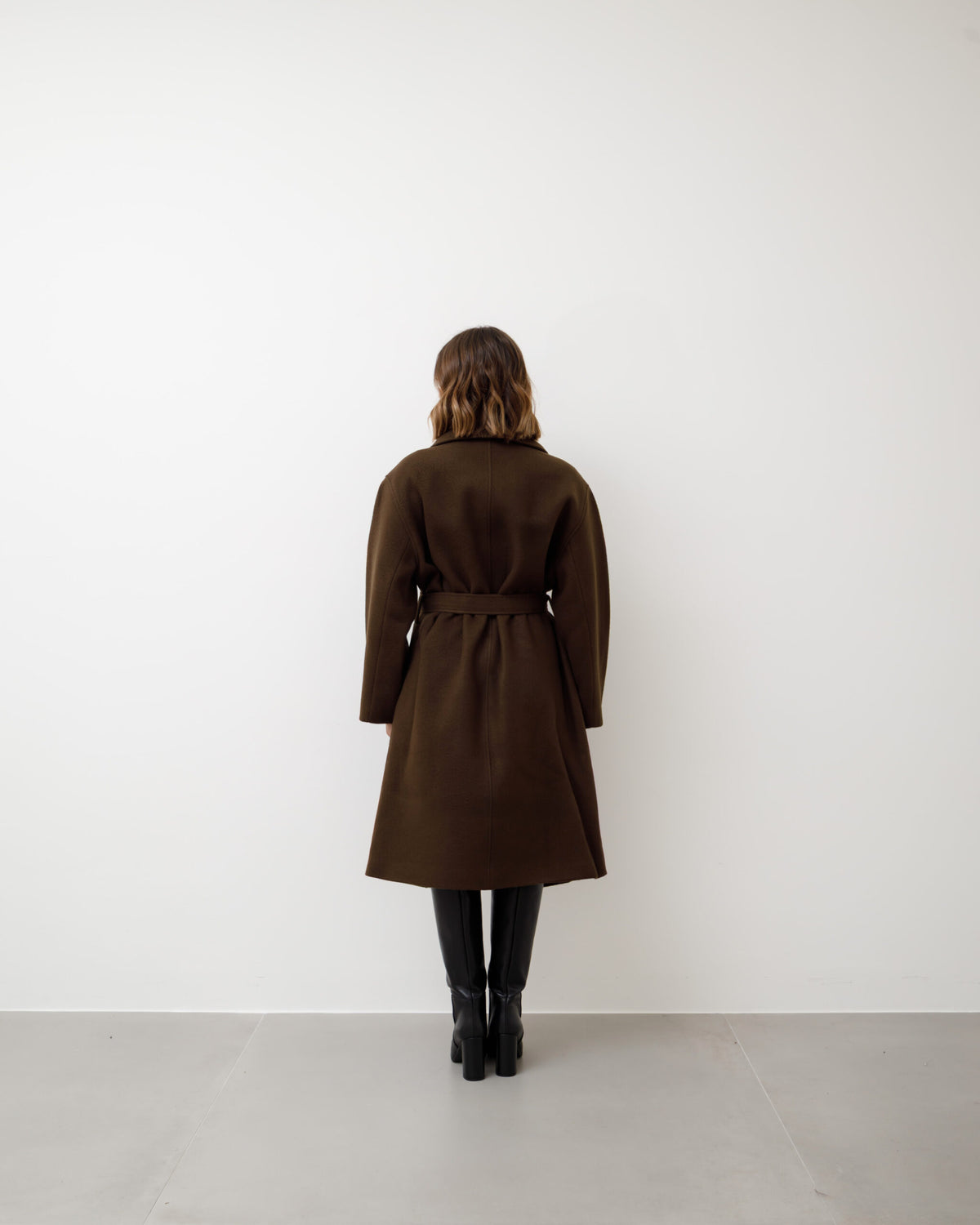 Cappotto in lana doppio petto - 25137