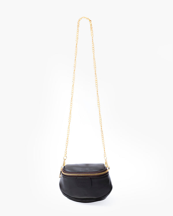Micro ISABELLA in pelle MARRONE - LOVING BAGS
