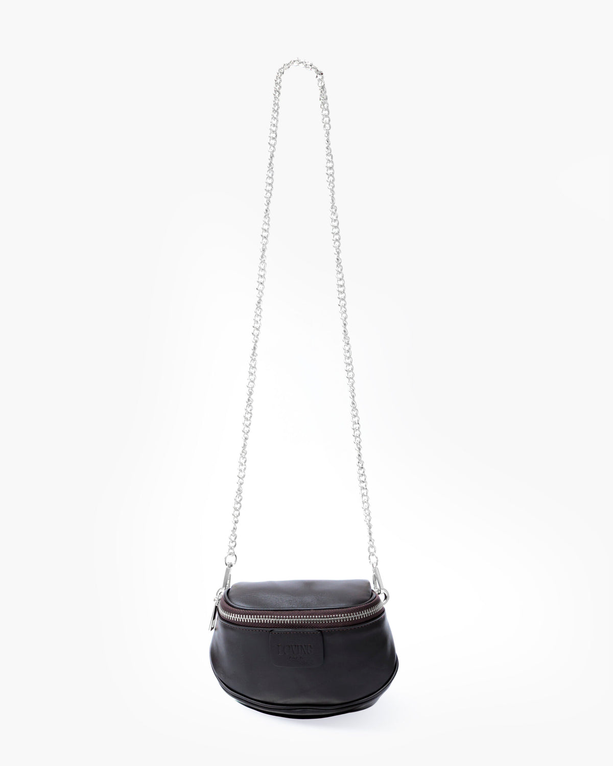 Micro ISABELLA in pelle MARRONE - LOVING BAGS