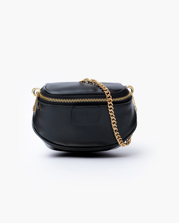 Micro ISABELLA in pelle NERA - LOVING BAGS