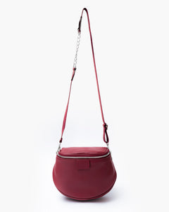 Baby ISABELLA borsa in pelle BORDEAUX - LOVING BAGS