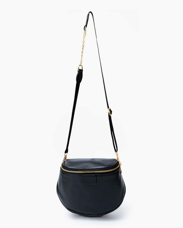 Baby ISABELLA borsa in pelle NERA - LOVING BAGS