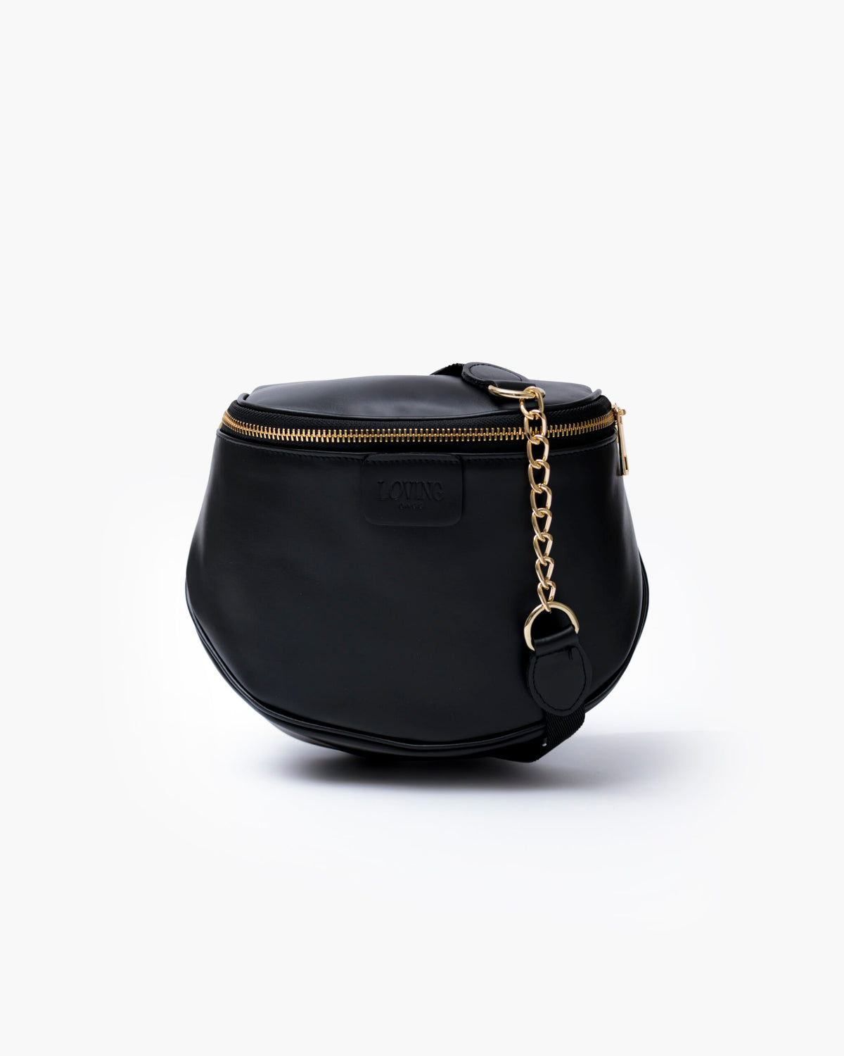 Baby ISABELLA borsa in pelle NERA - LOVING BAGS