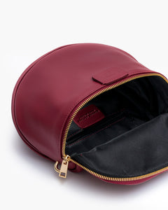 Baby ISABELLA borsa in pelle BORDEAUX - LOVING BAGS