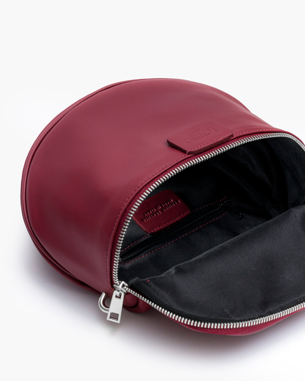 Baby ISABELLA borsa in pelle BORDEAUX - LOVING BAGS
