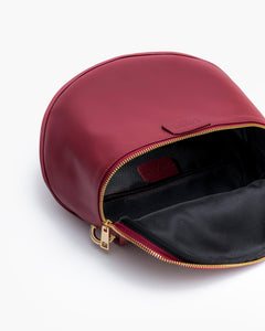 Borsa ISABELLA in pelle BORDEAUX - LOVING BAGS