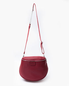 Borsa ISABELLA in pelle BORDEAUX - LOVING BAGS