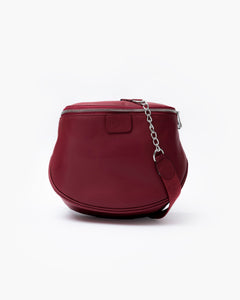 Borsa ISABELLA in pelle BORDEAUX - LOVING BAGS