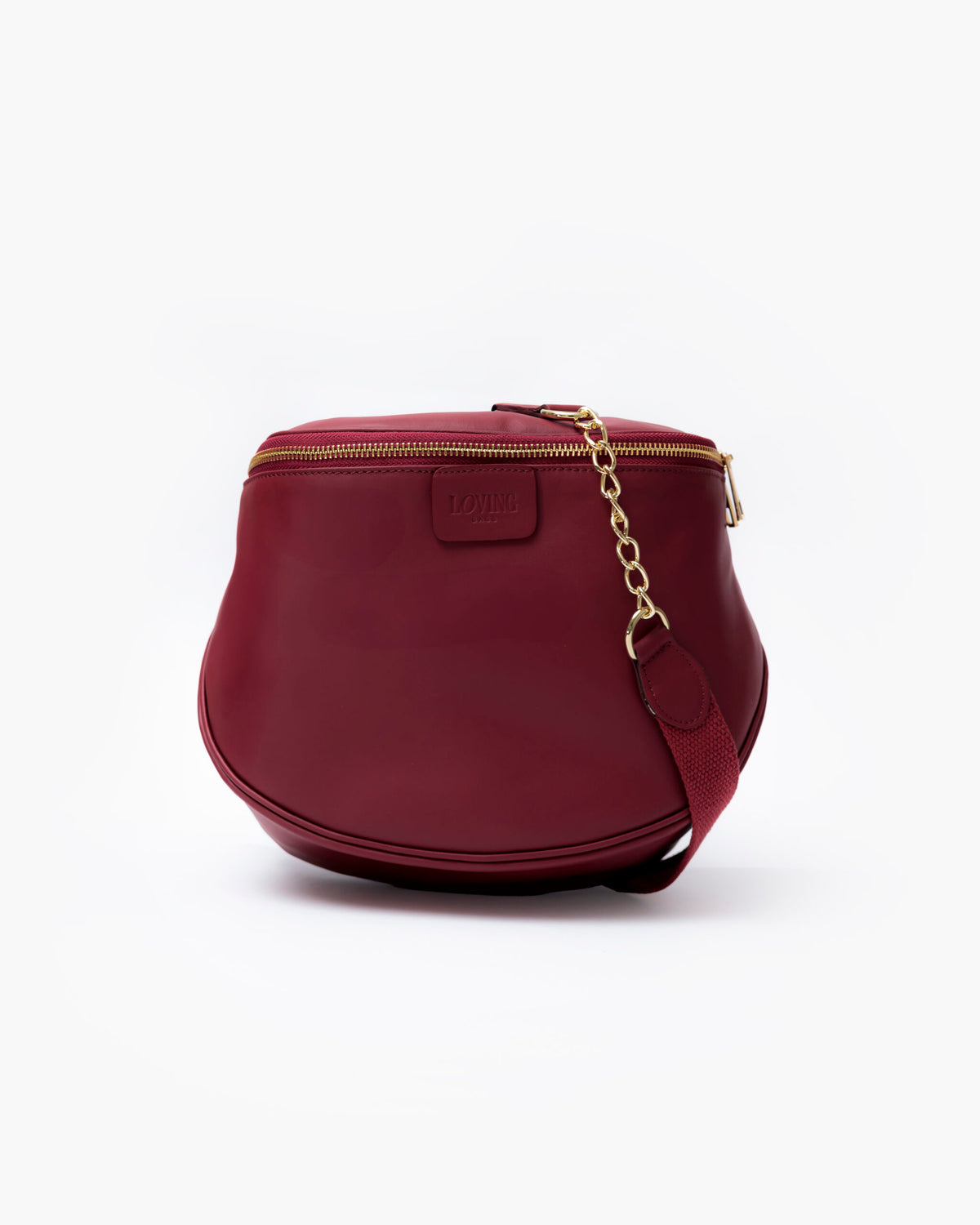 Borsa ISABELLA in pelle BORDEAUX - LOVING BAGS