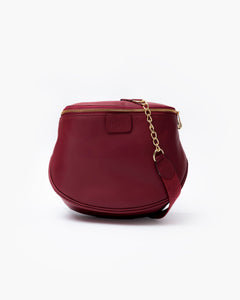 Borsa ISABELLA in pelle BORDEAUX - LOVING BAGS