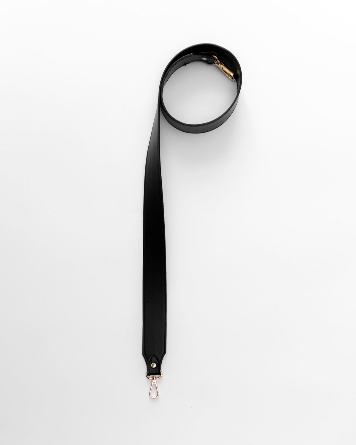 Tracolla in pelle NERA - LOVING BAGS