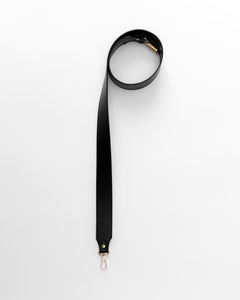Tracolla in pelle NERA - LOVING BAGS