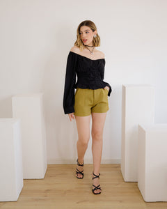 Shorts con cintura - 11499
