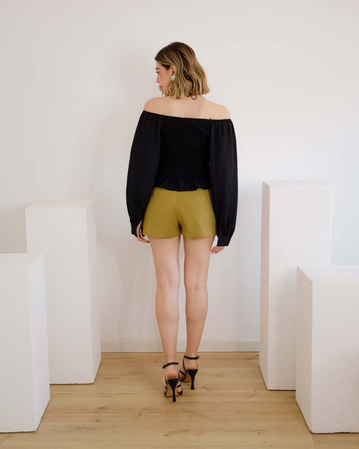 Shorts con cintura - 11499