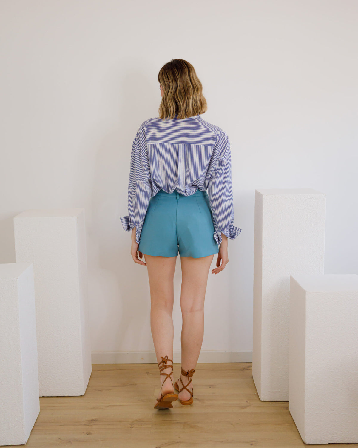 Shorts con cintura - 11499