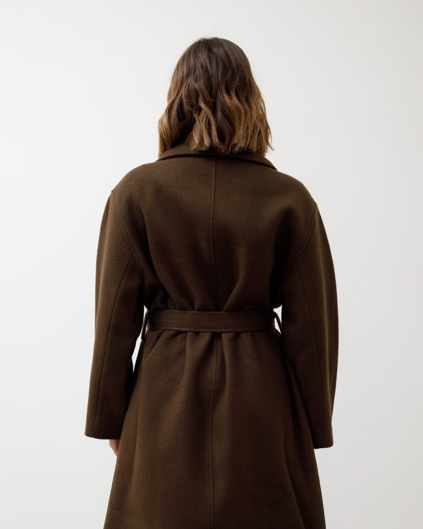 Cappotto in lana doppio petto - 25137