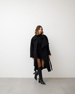 Cappotto in lana doppio petto - 25137
