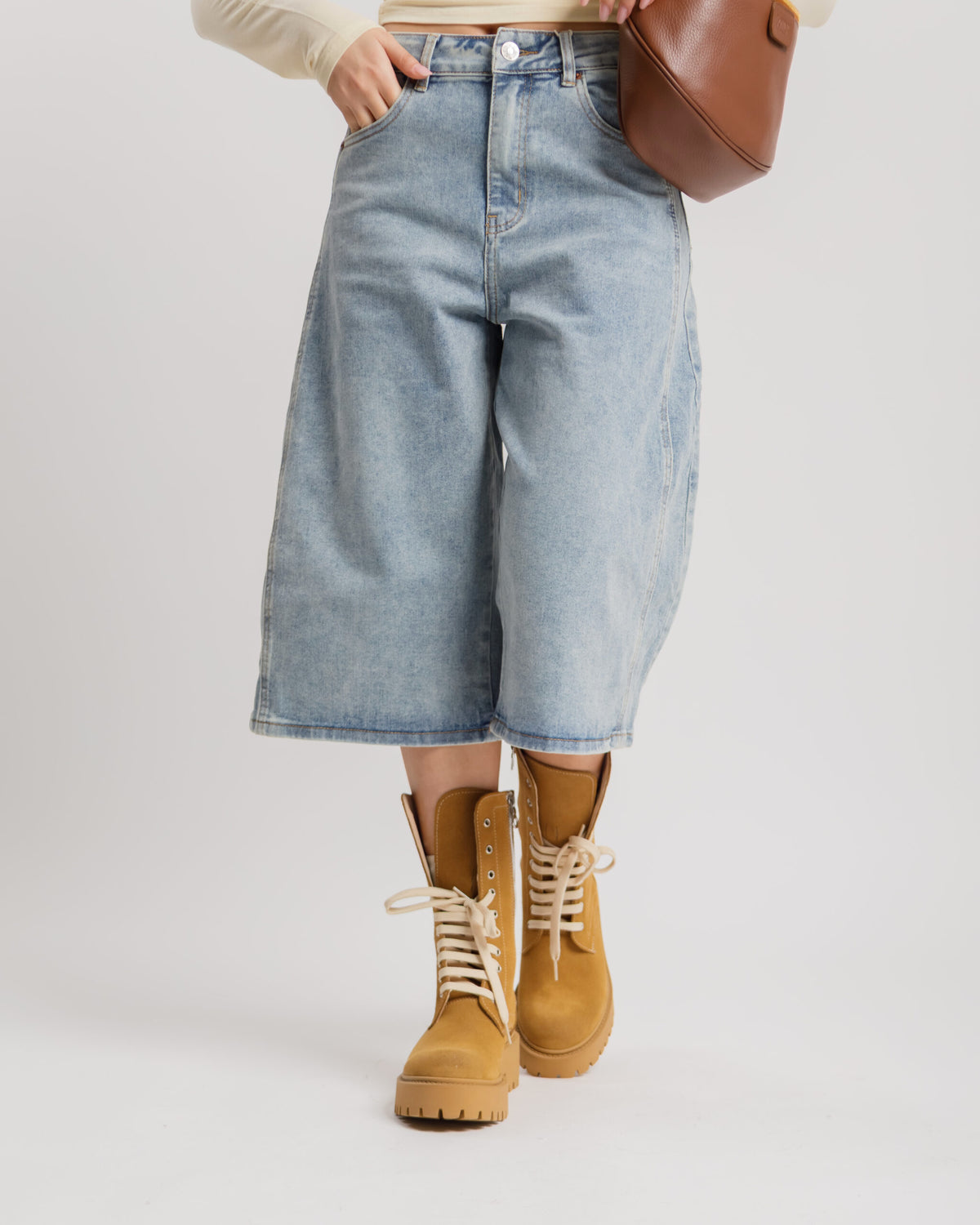 Bermuda denim blu - 8855