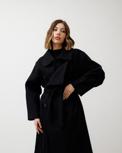 Cappotto in lana doppio petto - 25137