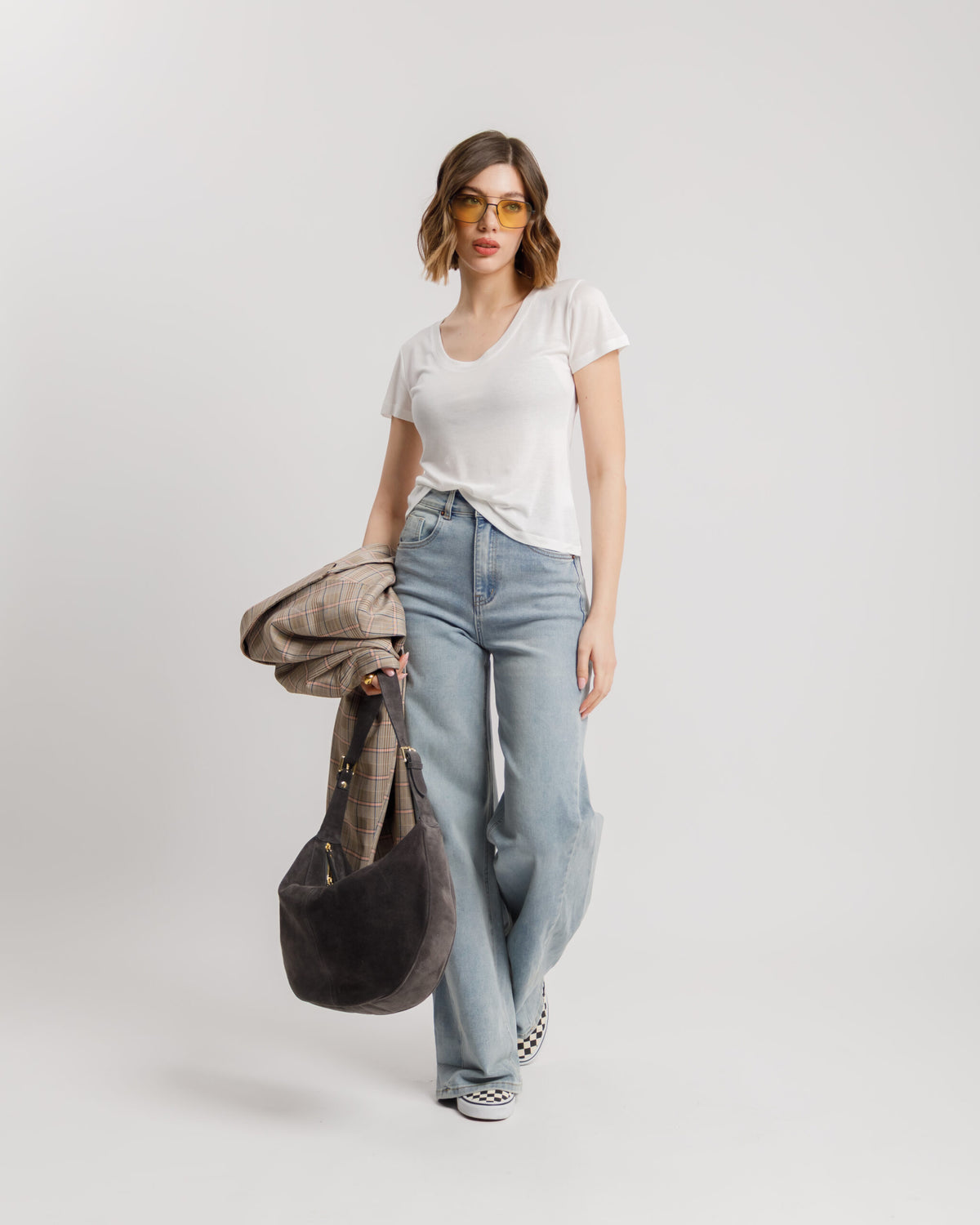 T-shirt in seta - H13278