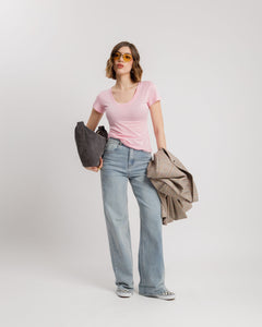 T-shirt in seta - H13278