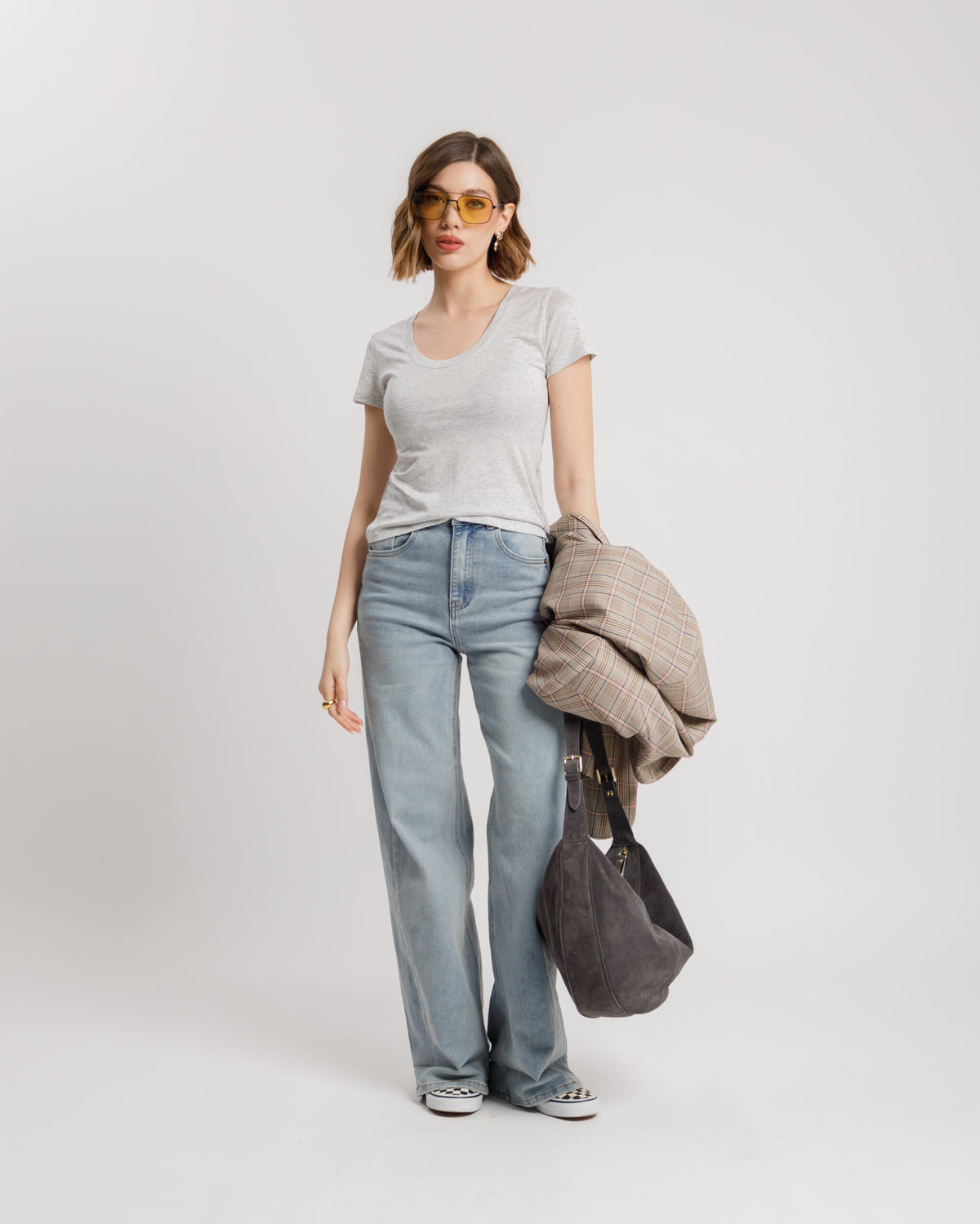 T-shirt in seta - H13278