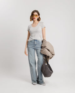 T-shirt in seta - H13278