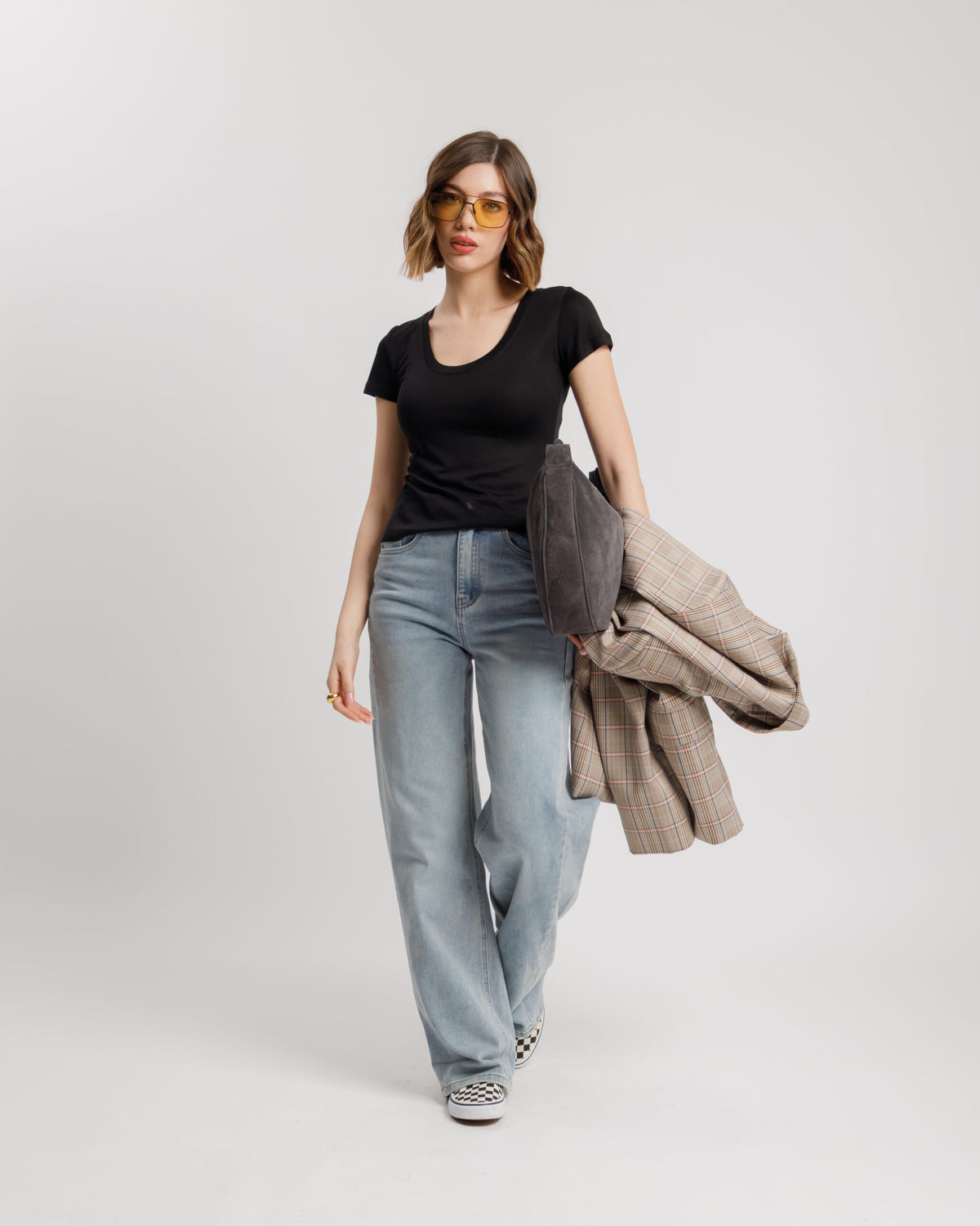 T-shirt in seta - H13278