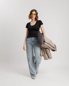 T-shirt in seta - H13278