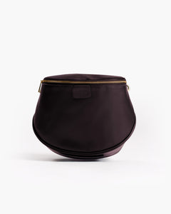 Borsa ISABELLA con tracolla in pelle PRUGNA - LOVING BAGS
