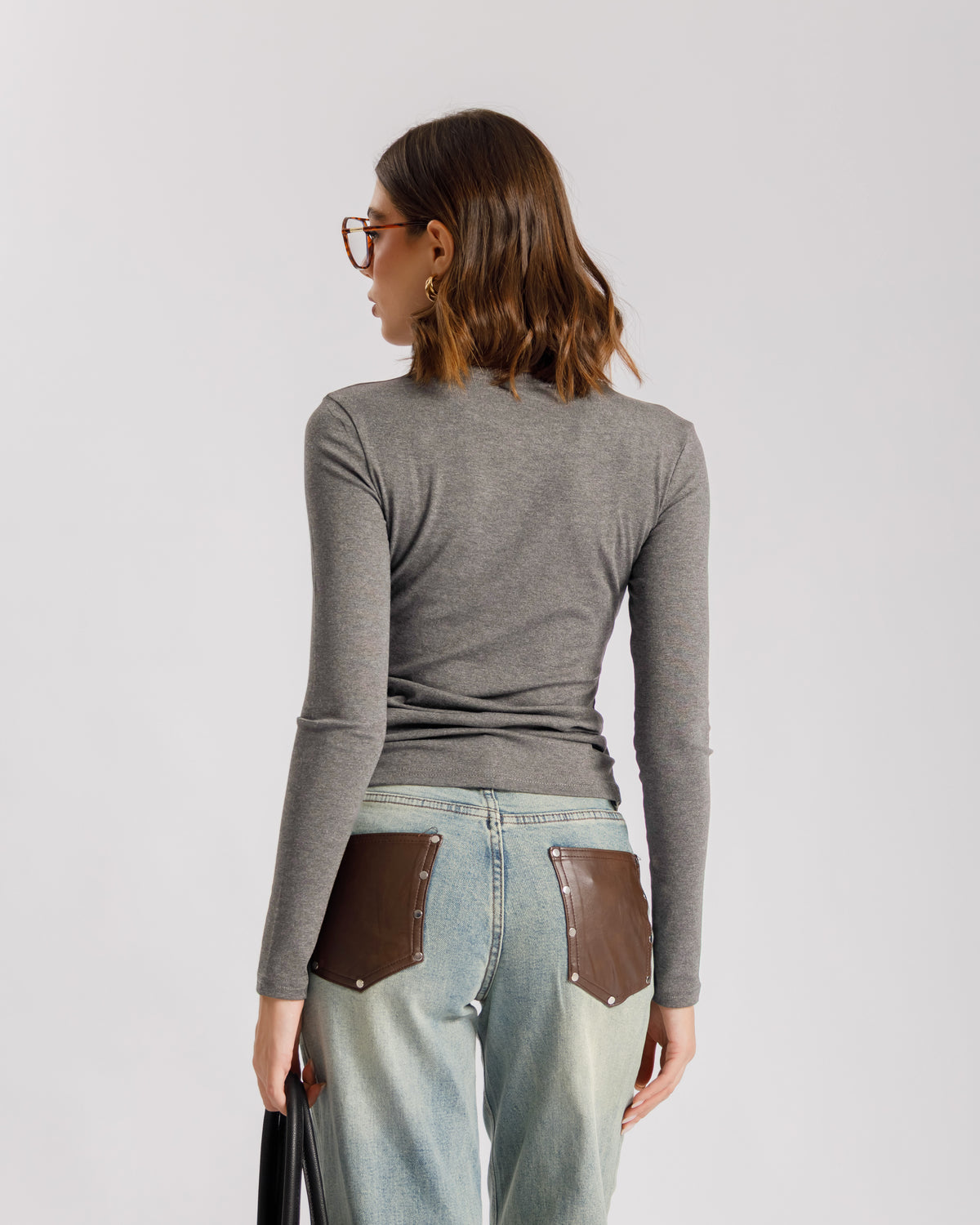 Maglia basic girocollo - CHF8158