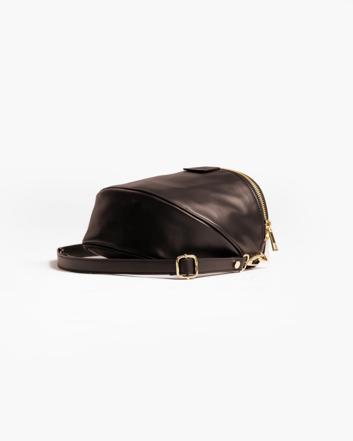 Baby ISABELLA con tracolla in pelle TESTA DI MORO - LOVING BAGS