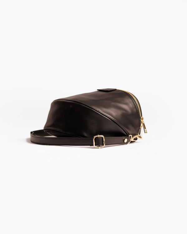 PRE-ORDINE Baby ISABELLA con tracolla in pelle TESTA DI MORO - LOVING BAGS